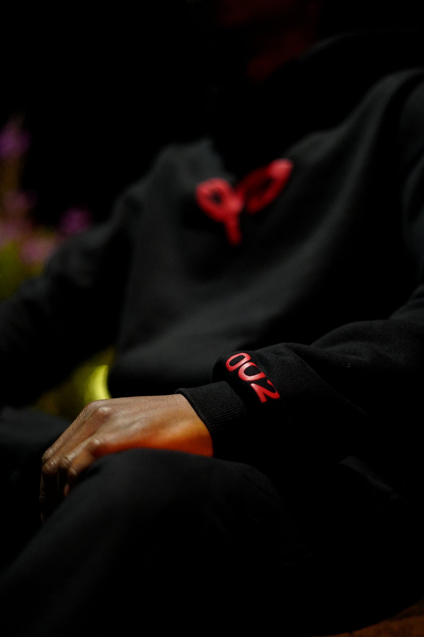 Black & Red Serenity Hoodie