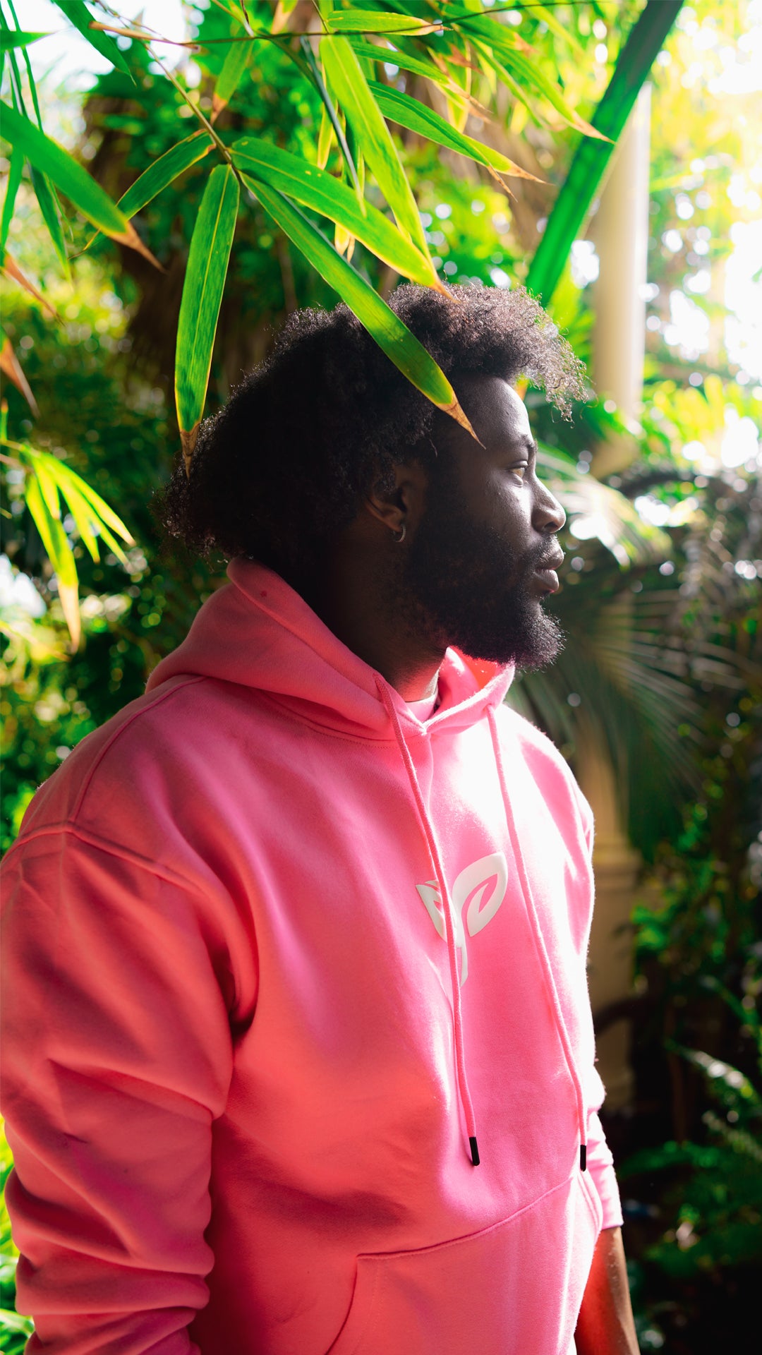 Pink & White Serenity Hoodie